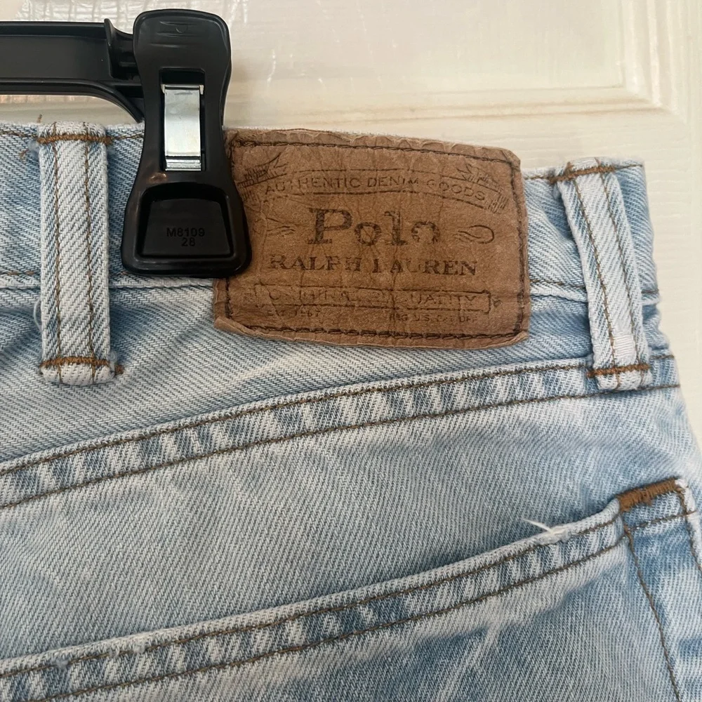 Polo by Ralph Lauren men’s 40x30 anders classic taper distressed